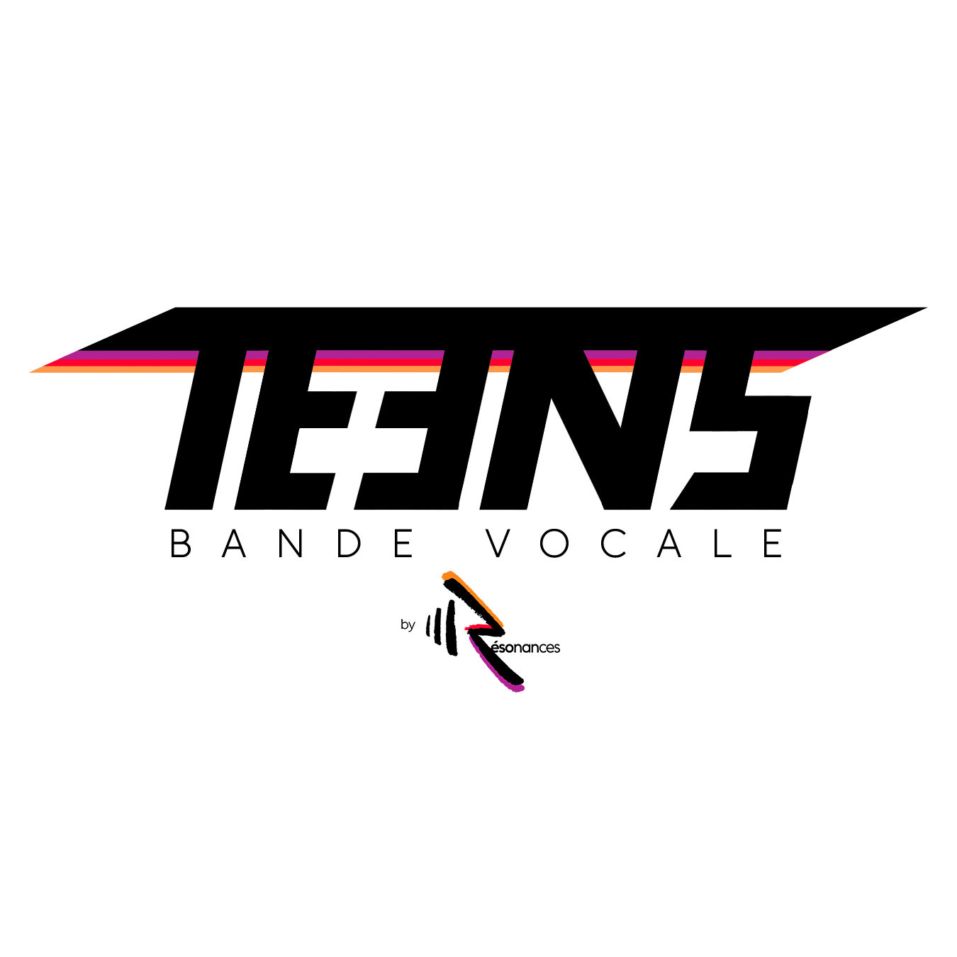 logo teens noir avec fond blanc carré